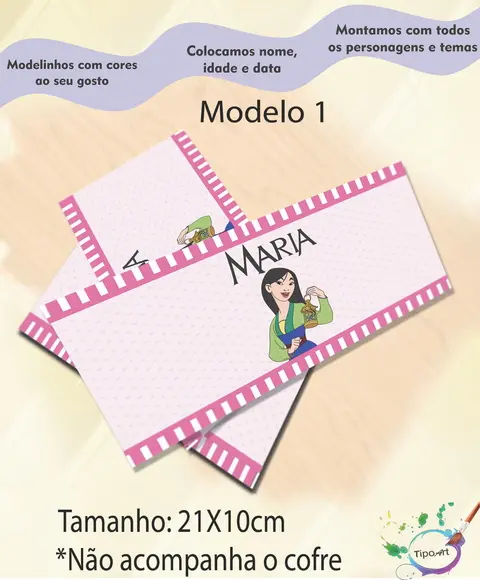 Rotulo Cofre -mulan