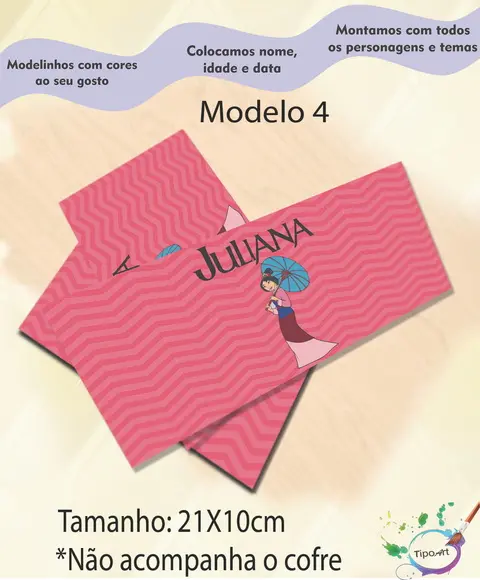 Rotulo Cofre -mulan
