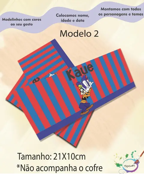 Rotulo Cofre -pateta