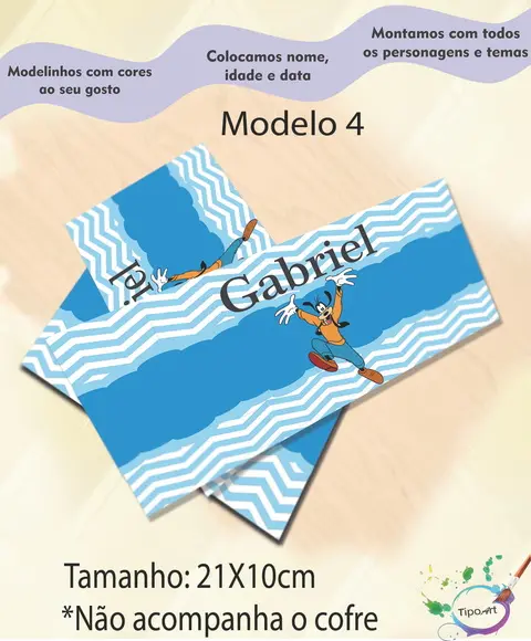 Rotulo Cofre -pateta
