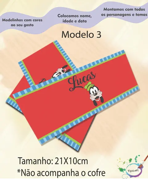 Rotulo Cofre -pateta