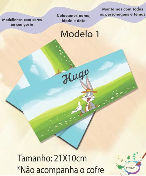 Rotulo Cofre -pernalonga