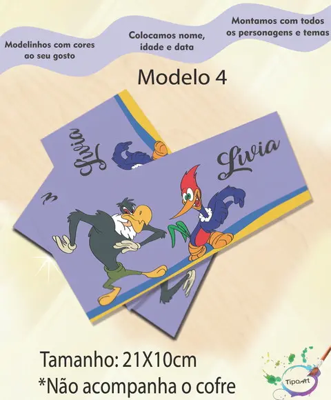 Rotulo Cofre -pica Pau