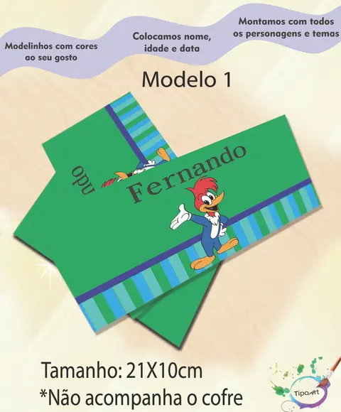 Rotulo Cofre -pica Pau