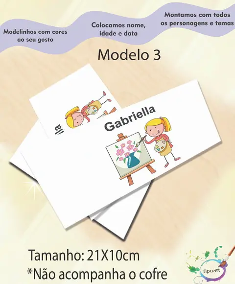 Rotulo Cofre -pintando o 7