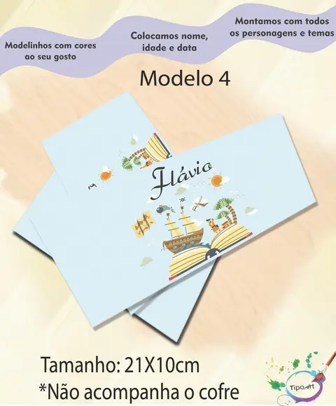 Rotulo Cofre -piranta