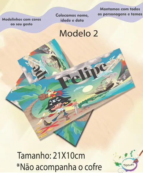 Rotulo Cofre -piranta
