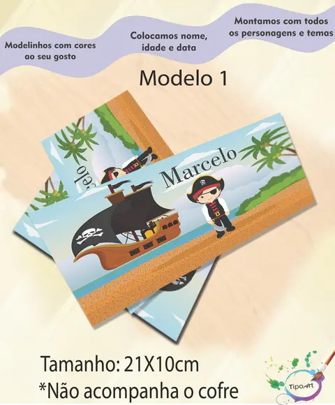 Rotulo Cofre -piranta
