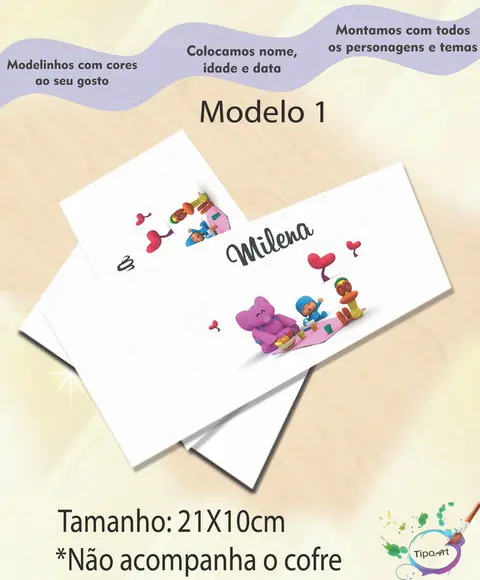 Rotulo Cofre -pocoyo