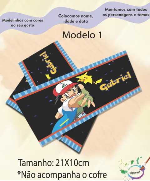 Rotulo Cofre -pokemon