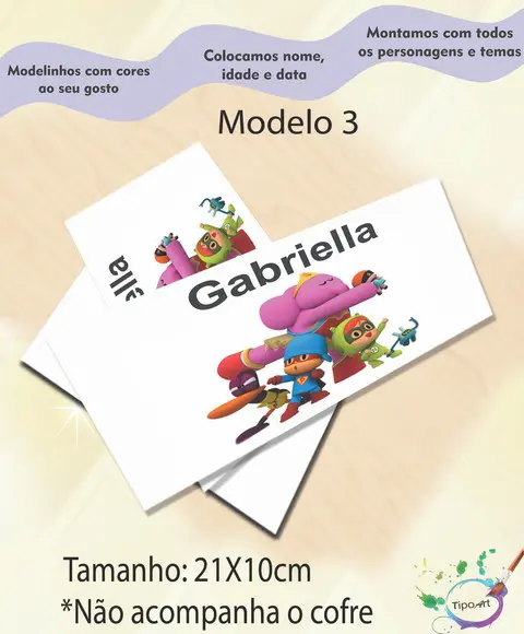 Rotulo Cofre -pocoyo