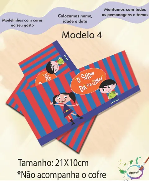 Rotulo Cofre -show da Luna