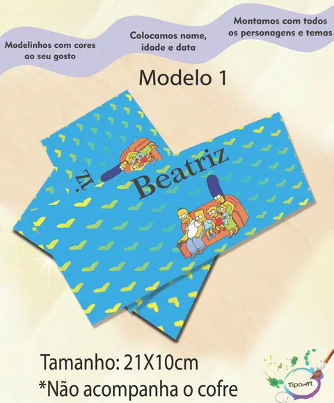 Rotulo Cofre -simpson