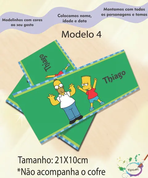 Rotulo Cofre -simpson