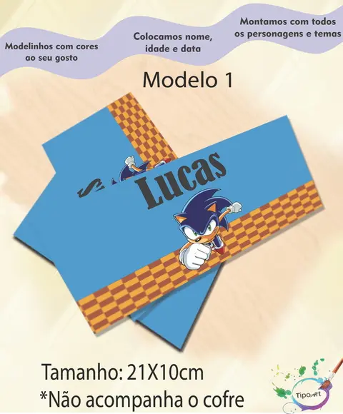 Rotulo Cofre -sonic