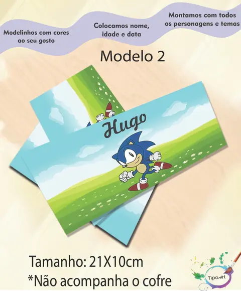 Rotulo Cofre -sonic