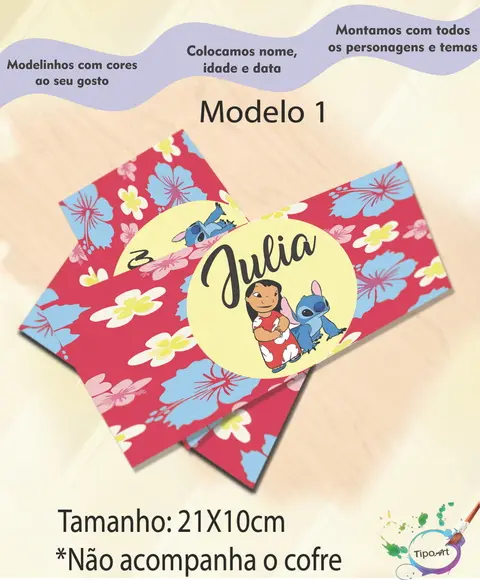 Rotulo Cofre -stitch e Lilo