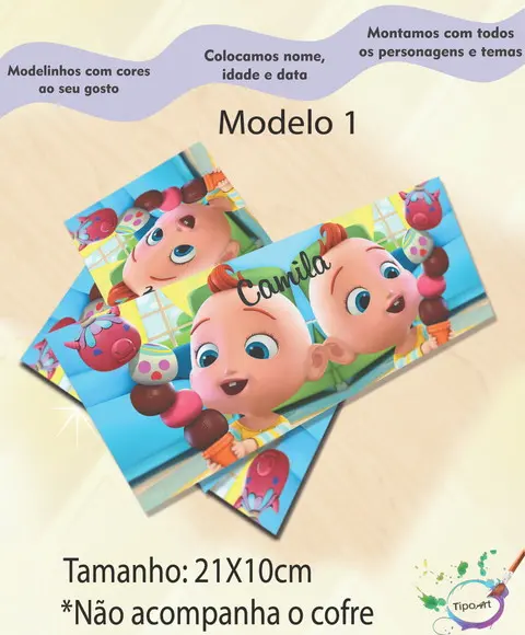 Rotulo Cofre -super Jojo