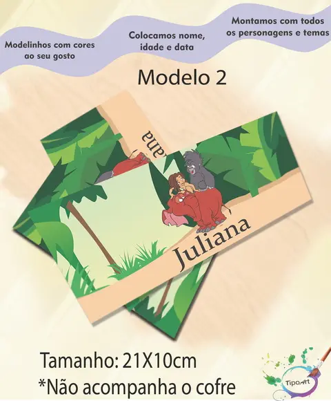 Rotulo Cofre -tarzan