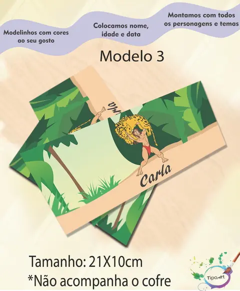 Rotulo Cofre -tarzan