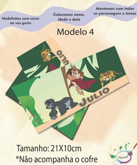 Rotulo Cofre -tarzan