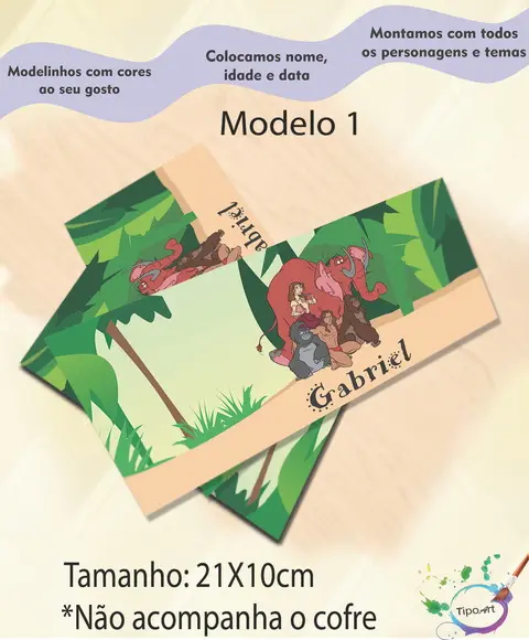 Rotulo Cofre -tarzan