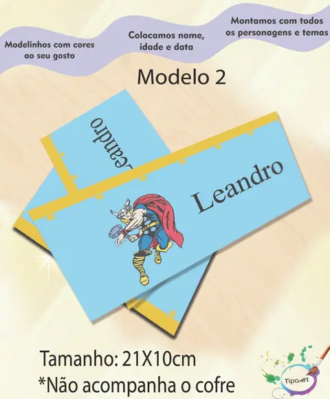 Rotulo Cofre -thor