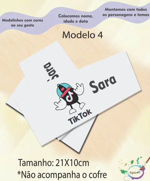 Rotulo Cofre -tik Tok