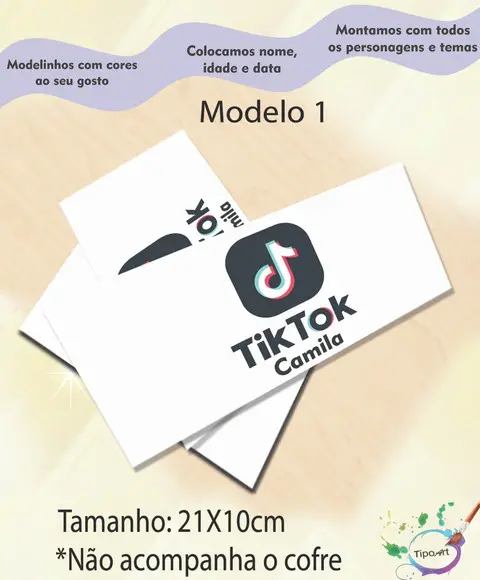 Rotulo Cofre -tik Tok