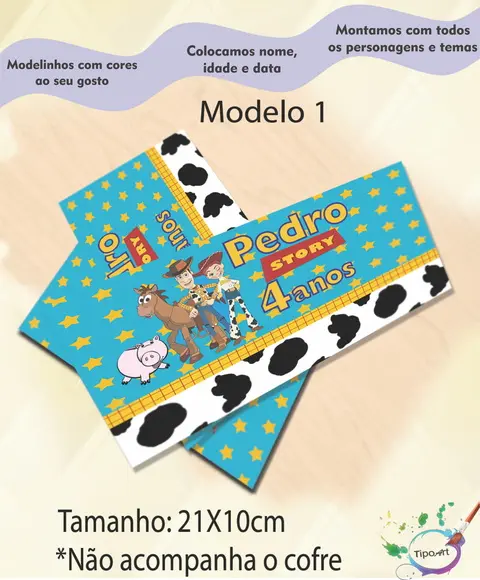 Rotulo Cofre -toy Story
