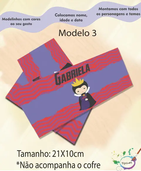 Rotulo Cofre -vilões