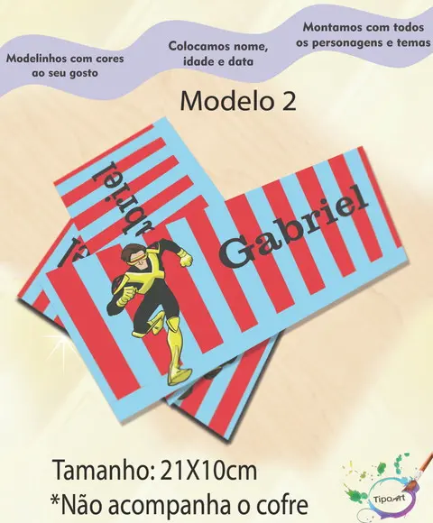 Rotulo Cofre -x Mens
