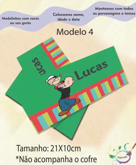 Rotulo Cofre-popai