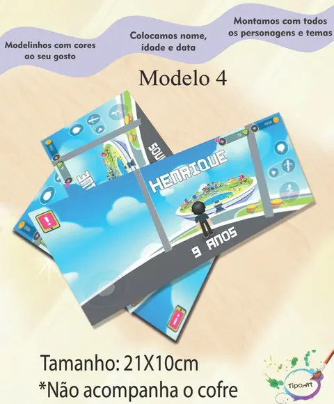 Rotulo Cofrinho-jogo Pkxd
