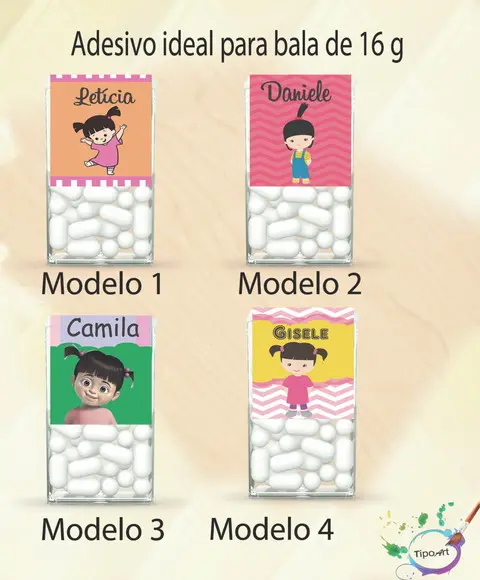 Rotulo de Bala -boo
