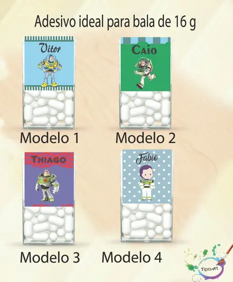 Rotulo de Bala -buzz Lightyear