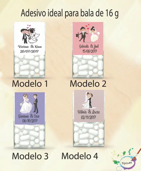 Rotulo de Bala -casal