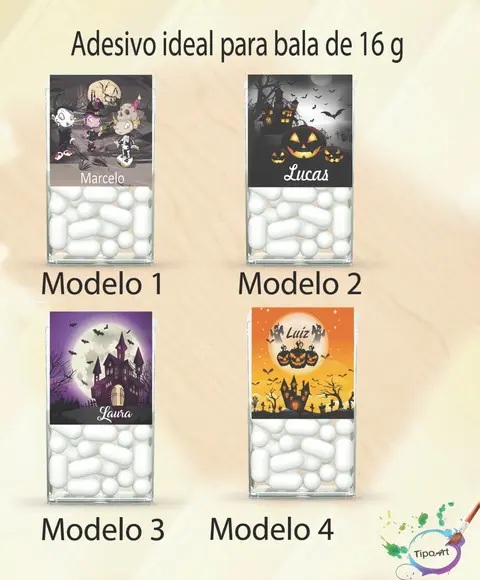 Rotulo de Bala -halloween#1