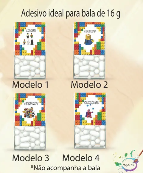 Rotulo de Bala -lego