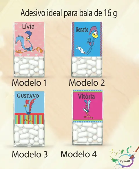 Rotulo de Bala -papaleguas
