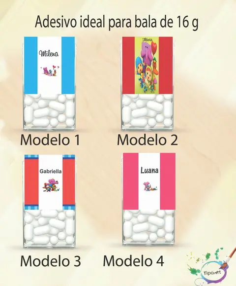Rotulo de Bala -pocoyo