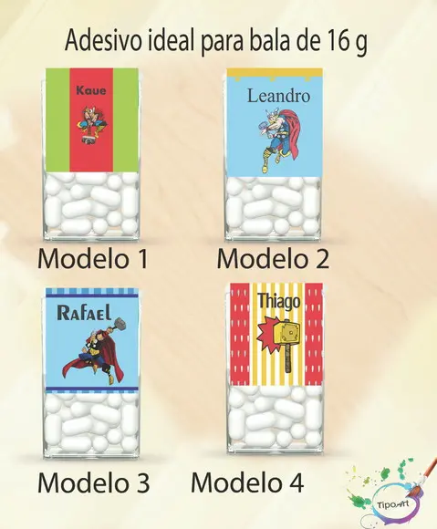 Rotulo de Bala -thor