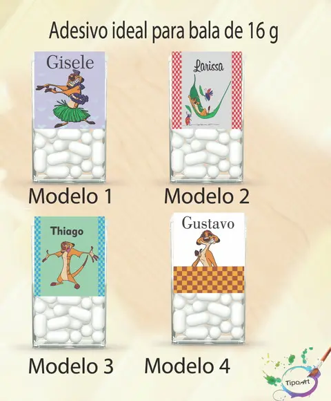 Rotulo de Bala -timão