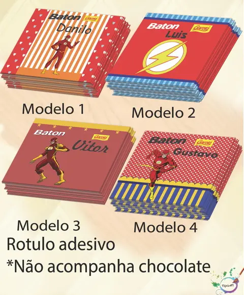 Rotulo de Baton- Flash