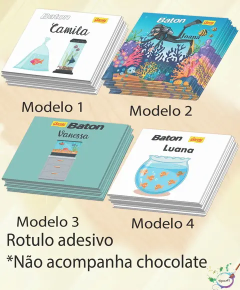 Rotulo de Baton-aquário
