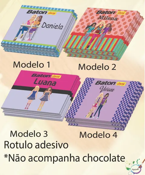 Rotulo de Baton-barbie