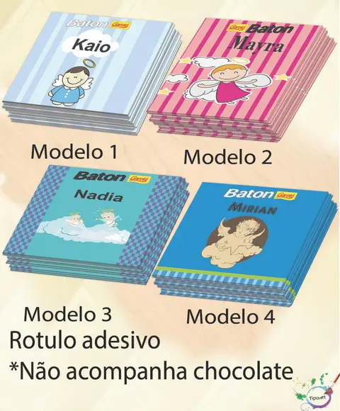Rotulo de Baton-batizado