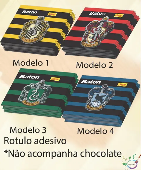 Rotulo de Baton-brasões Hogwarts