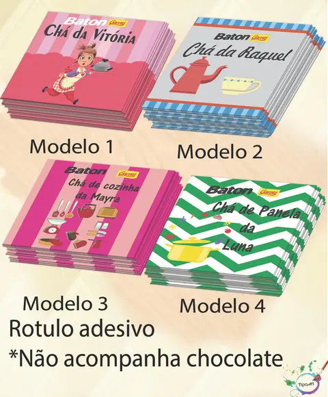 Rotulo de Baton-chá de Cozinha/panela