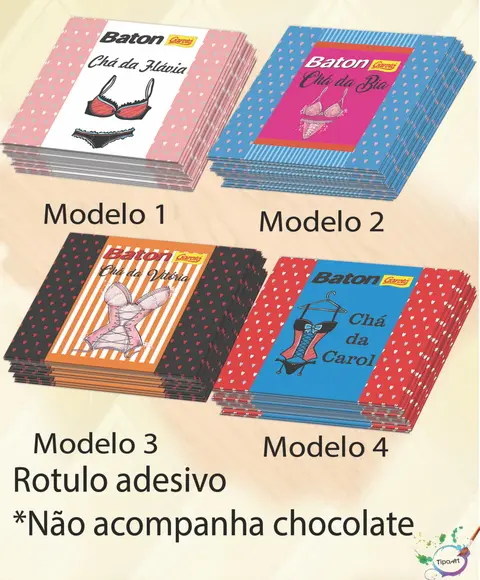 Rotulo de Baton-chá de Lingerie#1